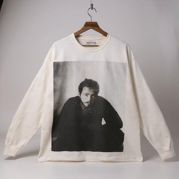 Post Malone Runaway Tour Long Sleeve Shirt White Graphic XL POSTY CO. Rare - Picture 1 of 12